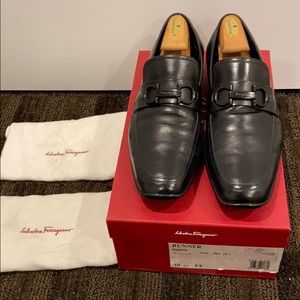 Salvatore Ferragamo Runner Men’s Black Shoe 10.5EE